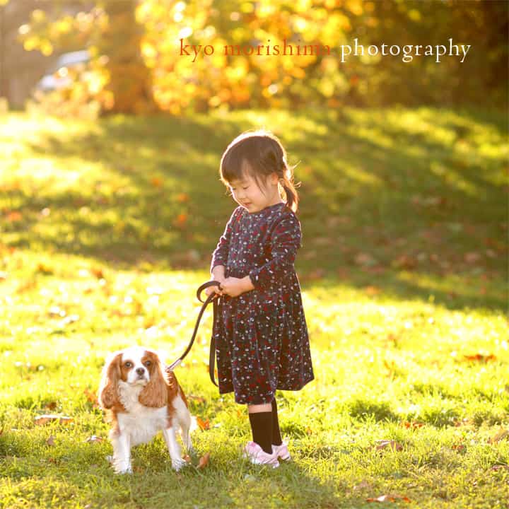 Outdoor child portrait by NJ child photographer Kyo Morishima.