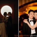 Bride and groom portraits at Nicotra's Ballroom wedding, photographed by Kyo Morishima