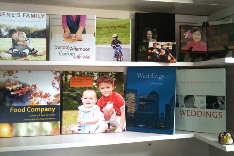 Custom family and wedding photo books by Kyo and Janna Morishima.