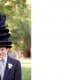 6 silk hats on groom, Princeton University, NJ
