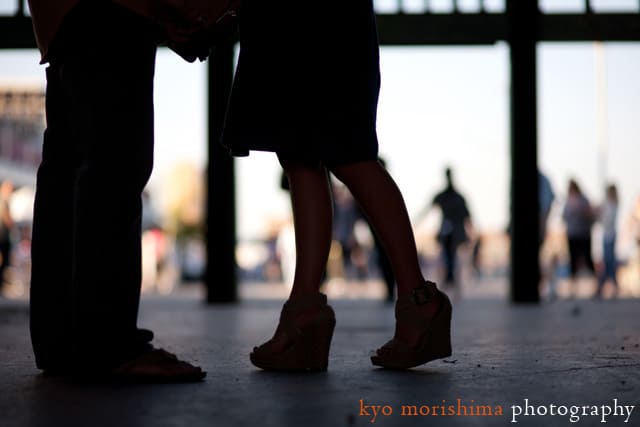 Asbury Park casino engagement portraits by NJ wedding photographer Kyo Morishima