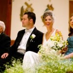 Bride and groom at St. Paul's Church in Ramsey, photographed by NJ wedding photographer Kyo Morishima