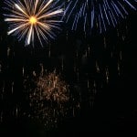 Swiss fireworks, photographed by destination wedding photographer Kyo Morishima