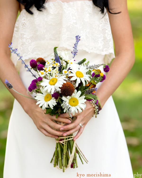 Gardenias Floral wedding bouquet, photographed by Princeton wedding photographer Kyo Morishima