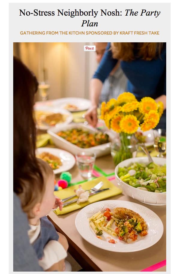 Step-by-step instructions for no-stress party plan from thekitchn.com, photographed by lifestyle photographer Kyo Morishima