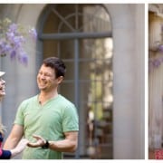 Van Vleck Gardens engagement pictures, photographed by Kyo Morishima
