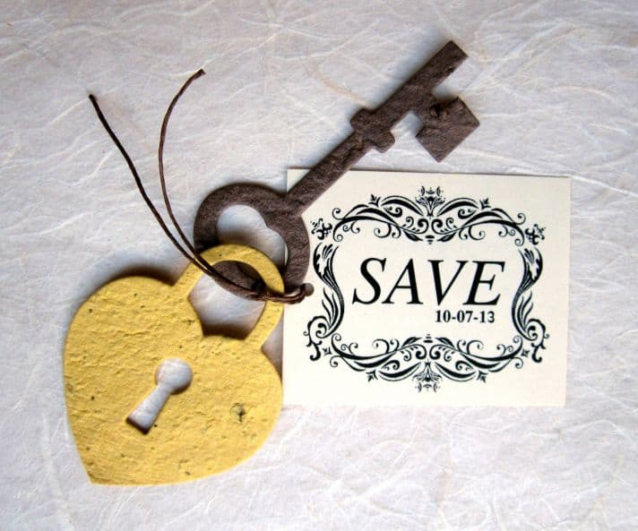 Save the Date skeleton key from onewed.com