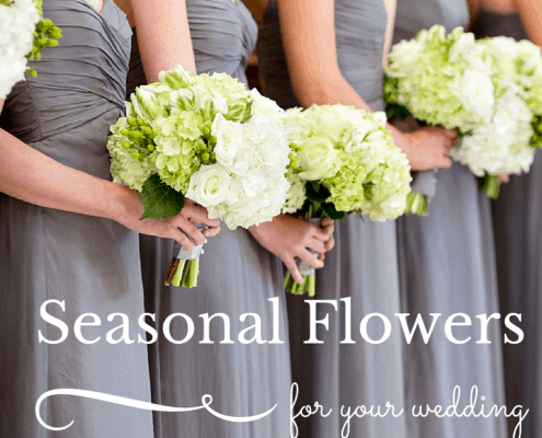 How to choose wedding flowers by season