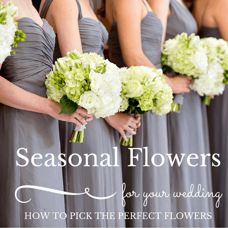 Wedding Flowers by Season with Pictures