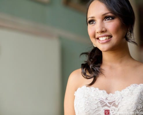 Portrait of the bride at Metropolitan Building wedding, photographed by Kyo Morishima, ?????????????????, ??