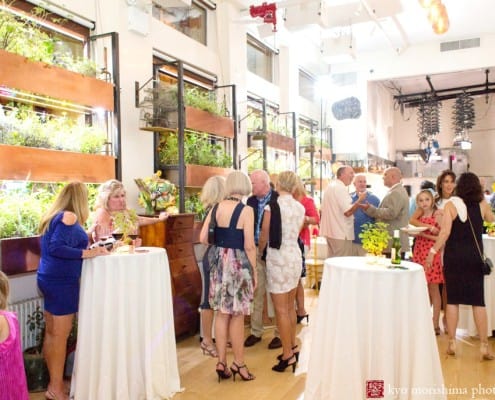 An event at Bouley Botanical, a unique event space in Tribeca, photographed by Kyo Morishima