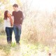 Hopewell NJ engagement picture in fall, photographed by Kyo Morishima