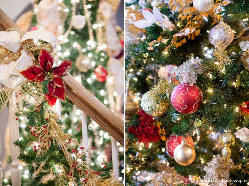 Christmas decorations at Olde Mill Inn, photographed by Kyo Morishima