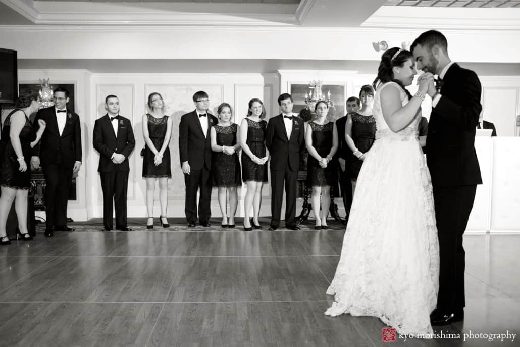 First dance at Olde Mill Inn wedding reception, photographed by Kyo Morishima