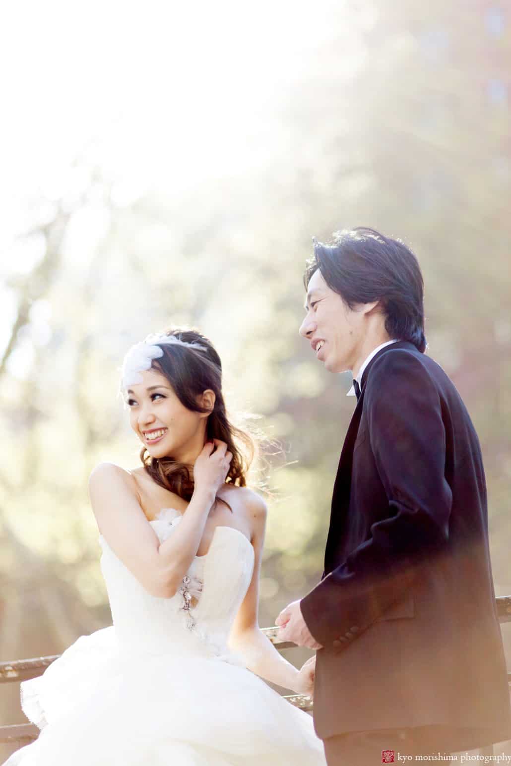 Japanese bride and groom, photographed by NYC wedding photographer Kyo Morishima