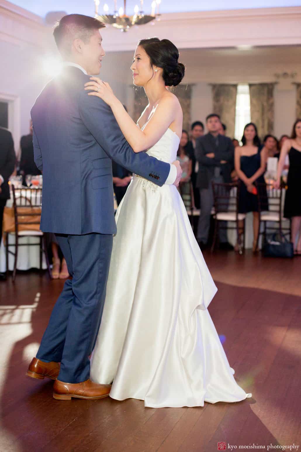 First dance during Korean wedding reception at India House, photographed by Kyo Morishima