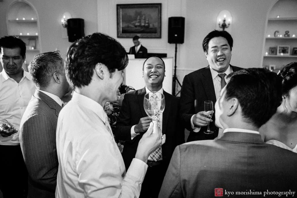 Korean wedding toast at India House wedding in lower Manhattan, photographed by Kyo Morishima