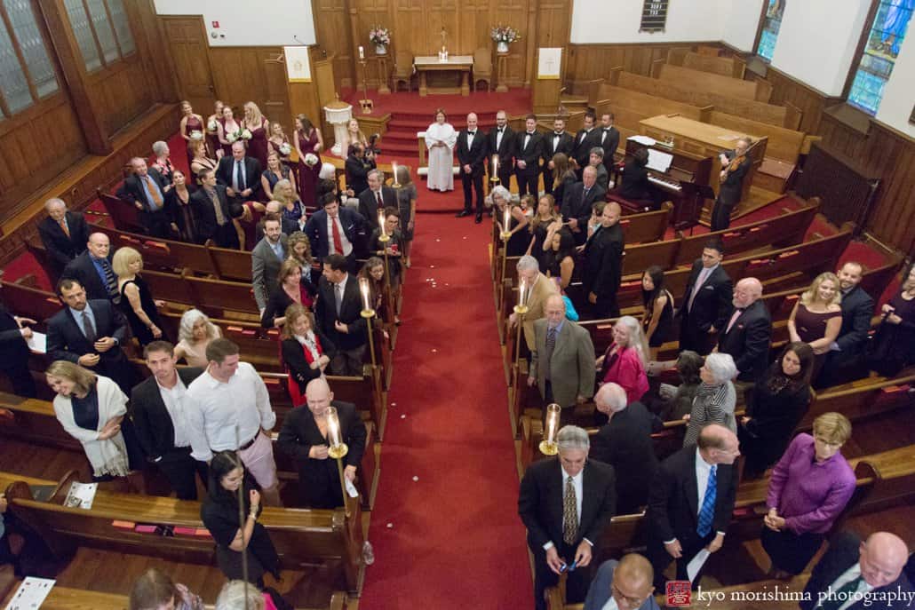 Overview of Princeton United Methodist Church wedding