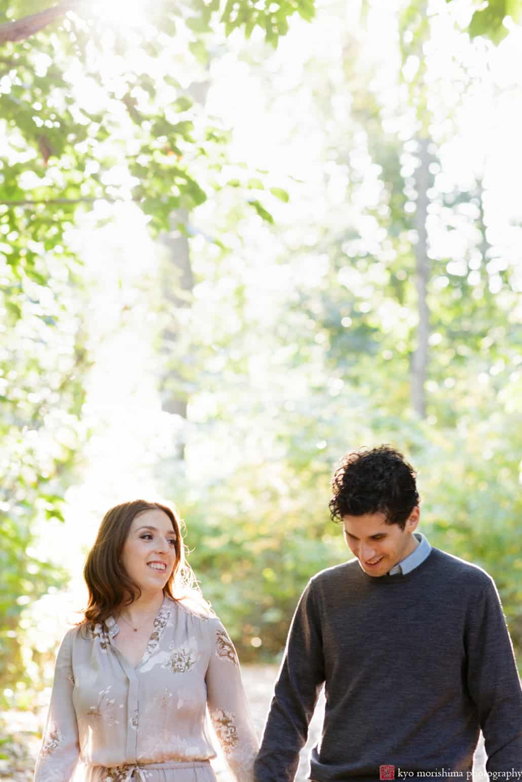 Prospect park engagement photo photographed by Kyo Morishima