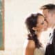 Rustic wedding first look moment at Metropolitan Building, Long Island City NYC