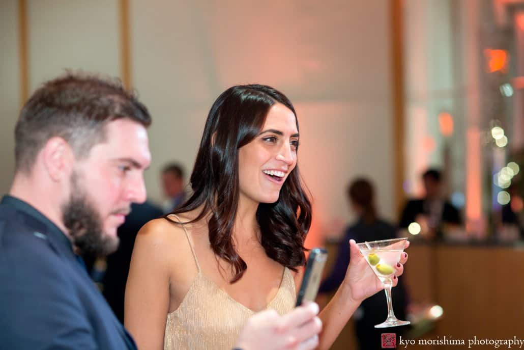 Guests enjoy themselves at Hyatt Regency Princeton wedding reception