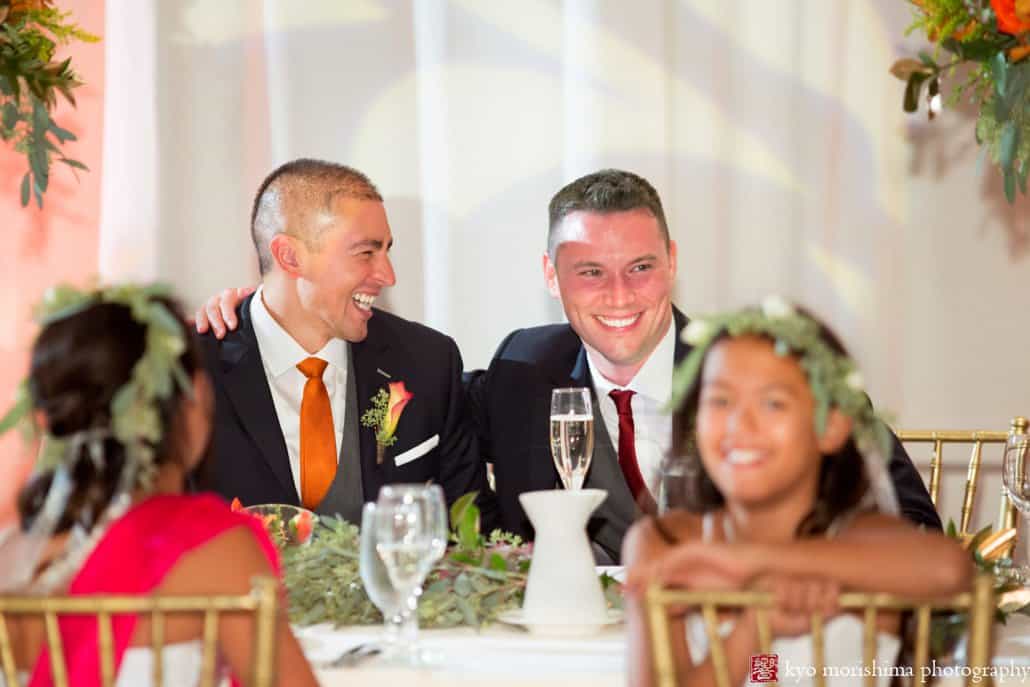 Hyatt Regency Princeton wedding reception toast