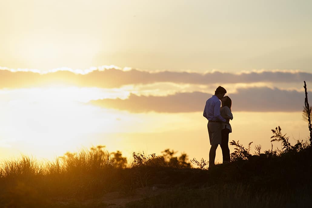 Old Lyme Connecticut engagement photo at the beach with the setting sun family couple kids child children dog pets portrait, NYC, Brooklyn, DE, Philadelphia, Philly, personal branding photography silhouette