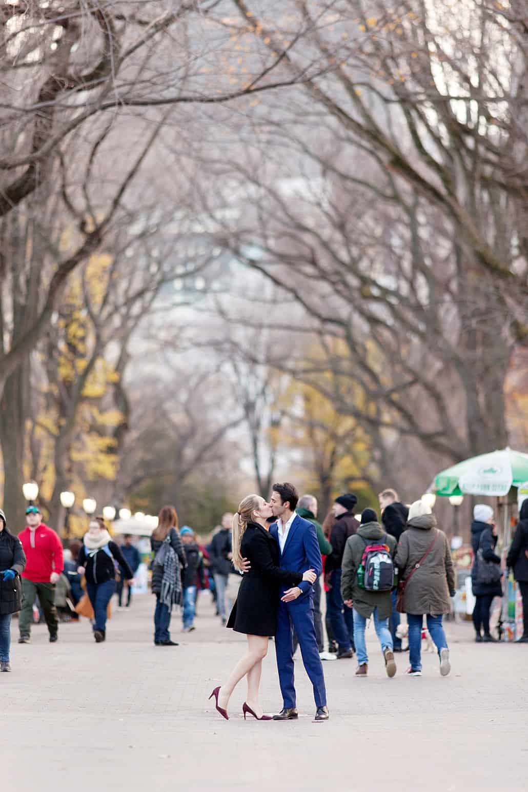 Central Park Engagement Photos