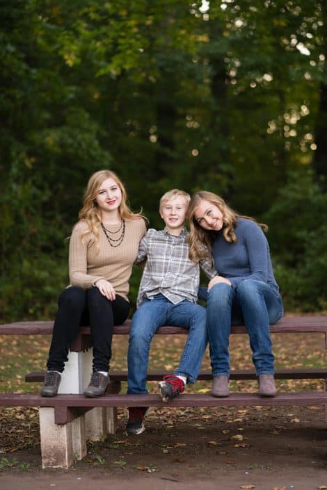 Relaxed, posed sibling photos outdoors. Natural child and family portraits. New Jersey family photography.