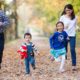 New Jersey family photography session playing in the park, natural relaxed candid family photos Princeton Kingston C&O canal