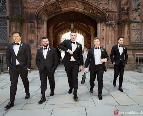 groomsmen groom portrait Princeton New Jersey Wedding by Kyo Morishima Photography