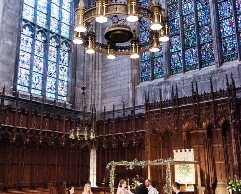 wedding ceremony Princeton University Chapel New Jersey Wedding by Kyo Morishima Photography