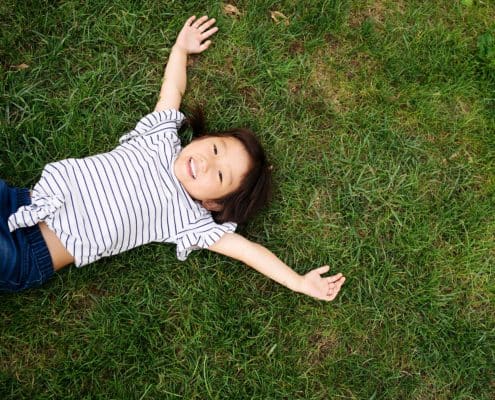 spring outdoor family girl portrait princeton nj university Prospect Gardens fun running campus Nassau St downtown looking up lifestyle commercial dad mom