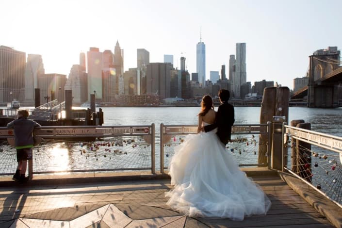 Wedding Portrait Locations Brooklyn Dambo Kyo Morishima Photography Manhattan NYC