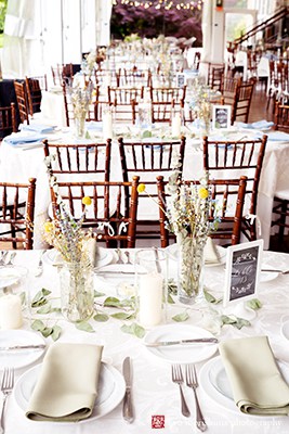 The Manor House Prophecy Creek PA wedding table settings flowers details reception room