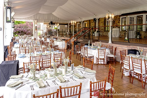 The Manor House Prophecy Creek PA wedding table settings flowers details reception room