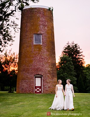 The Manor House Prophecy Creek PA wedding brides portrait dusk cylo