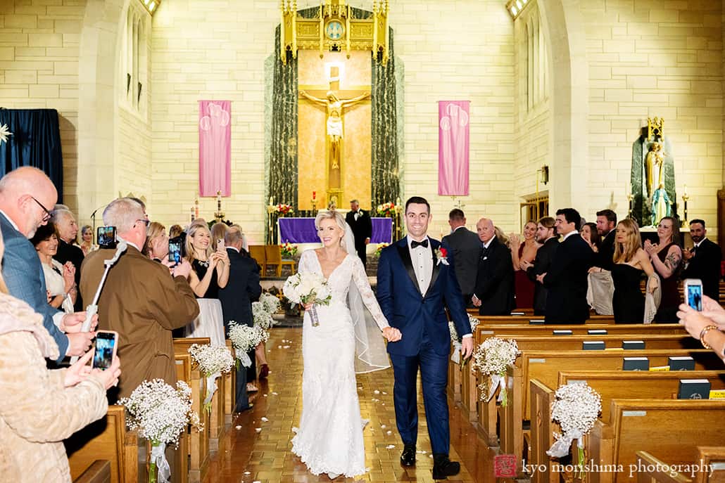 Jasna Polana princeton nj winter bride groom St. Paul ceremony wedding groom 