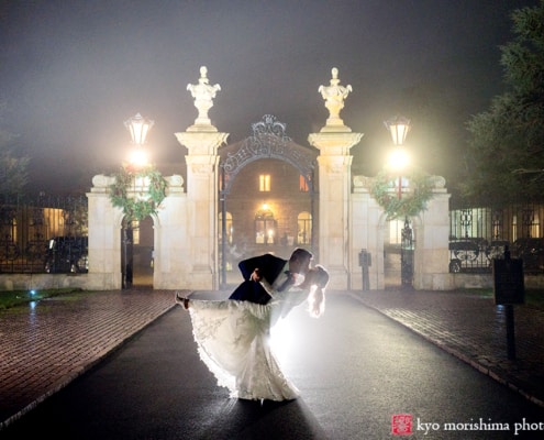 Kyo Morishima Photography Jasna Polana princeton nj winter bride groom night dark dusk portrait wedding