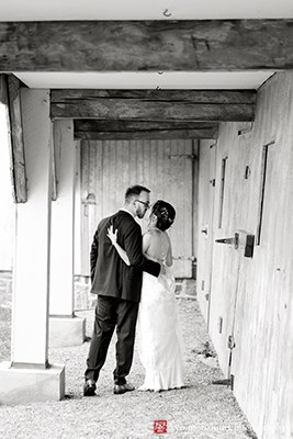 Updike Farmstead, Magnolia West Events, Sprouts Flowers, Adams Rental, Princeton wedding, reception, barn, bride and groom outdoor portrait black and white