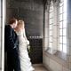 Princeton University Chapel bride and groom wedding portrait