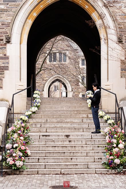 Viburnum Designs Princeton University alumni proposal portrait putting an engagement ring on