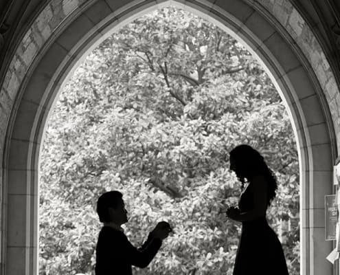 Viburnum Designs Princeton University alumni proposal portrait black and white