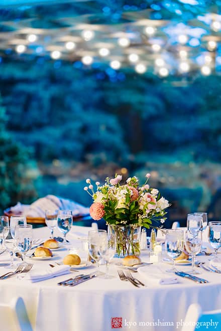 Table setting details wedding reception at Princeton Prospect House & Garden NJ