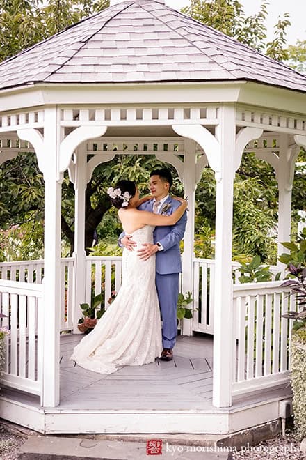 Multi cultural documentary wedding portrait first look bride and groom newlyweds at Queens Botanical Garden NYC fall wedding by Kyo Morishima Photogrpahy