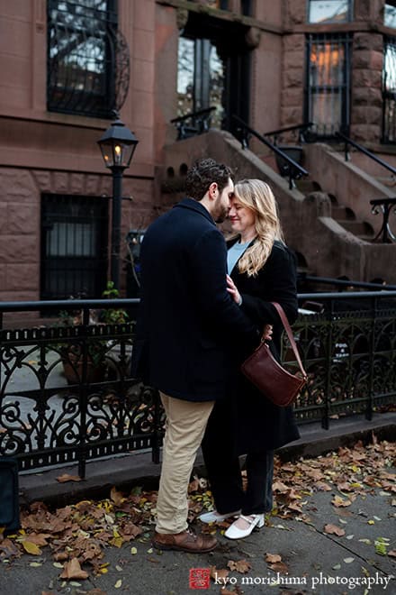 Brooklyn NYC Park Slope engagement street life style portrait