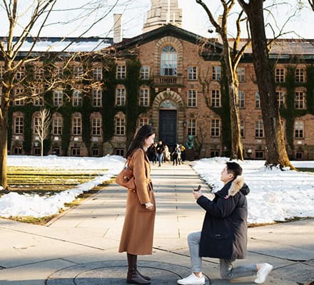 Winter Proposal Princeton Brooklyn Central Park Manhattan NYC NJ cover