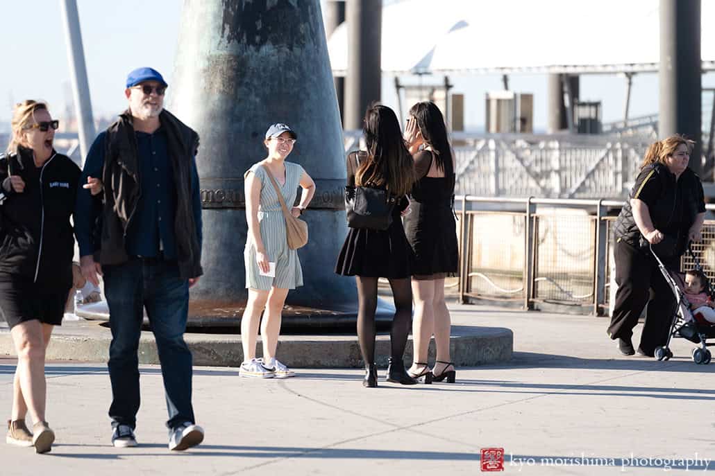 Scavenger Hunt Proposal Portrait Session American Veterans Memorial Pier in Brooklyn, NYC