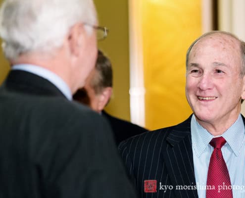 Rutgers University Robert Barchi Corporate Event Hyatt Regency Jersey City on the Hudson NJ Guests Mingling Smiling