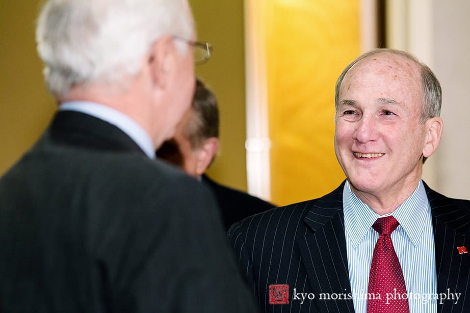 Rutgers University Robert Barchi Corporate Event Hyatt Regency Jersey City on the Hudson NJ Guests Mingling Smiling